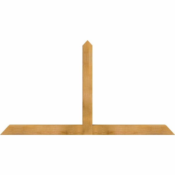 Ekena Millwork Portland Rough Sawn Timber Gable Bracket, Western Red Cedar, 72"W x 39"H x 4"D x 4"F, 13/12 Pitch GBW072X39X0404POR00RWR - main